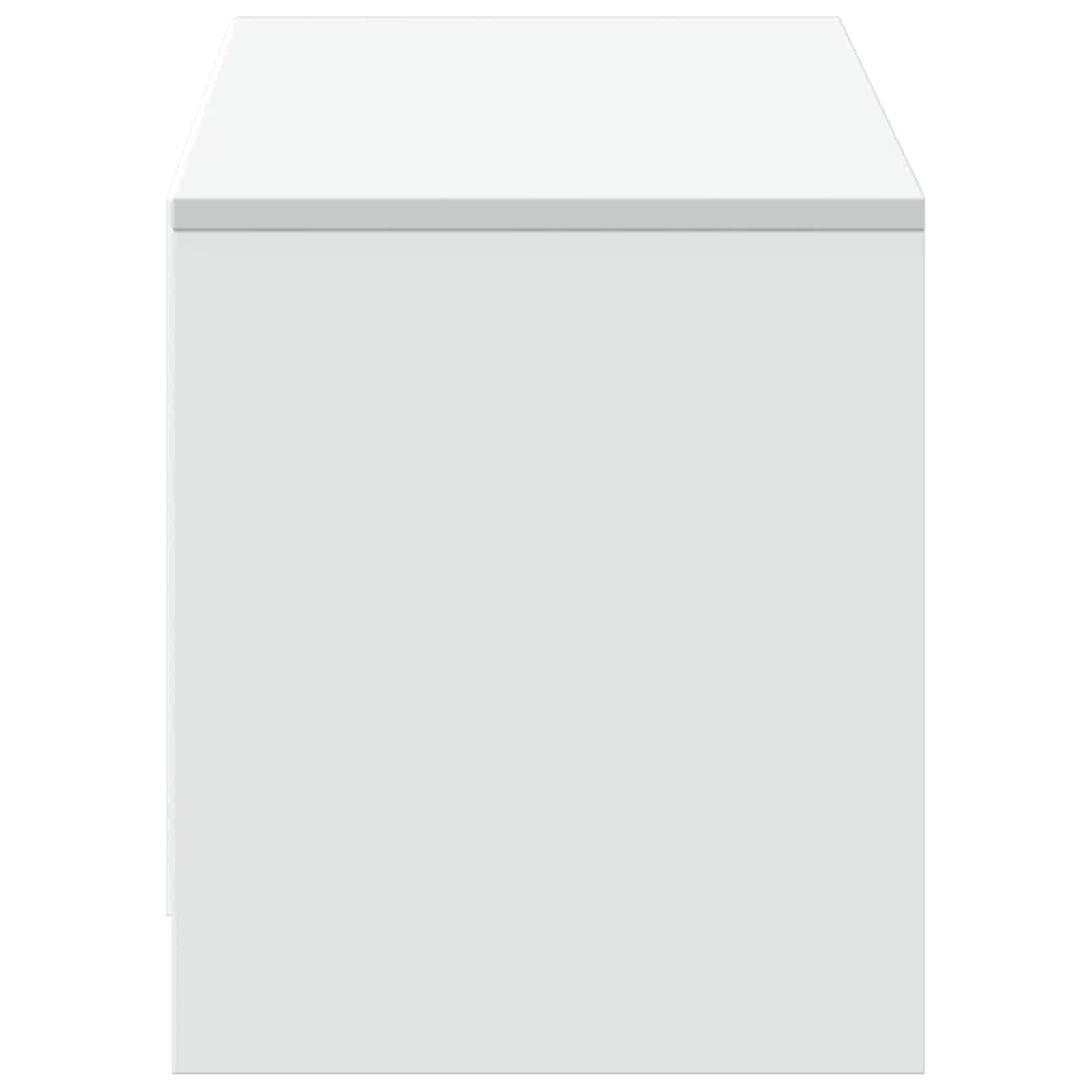Mobile TV con LED Bianco 140 x 34 x 40 cm Legno ingegnerizzato | homemem39