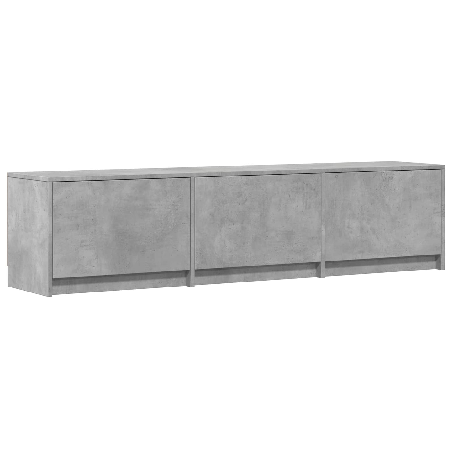 Mobile TV con LED con LED Grigio Cemento 165 x 34 x 40 cm | homemem39