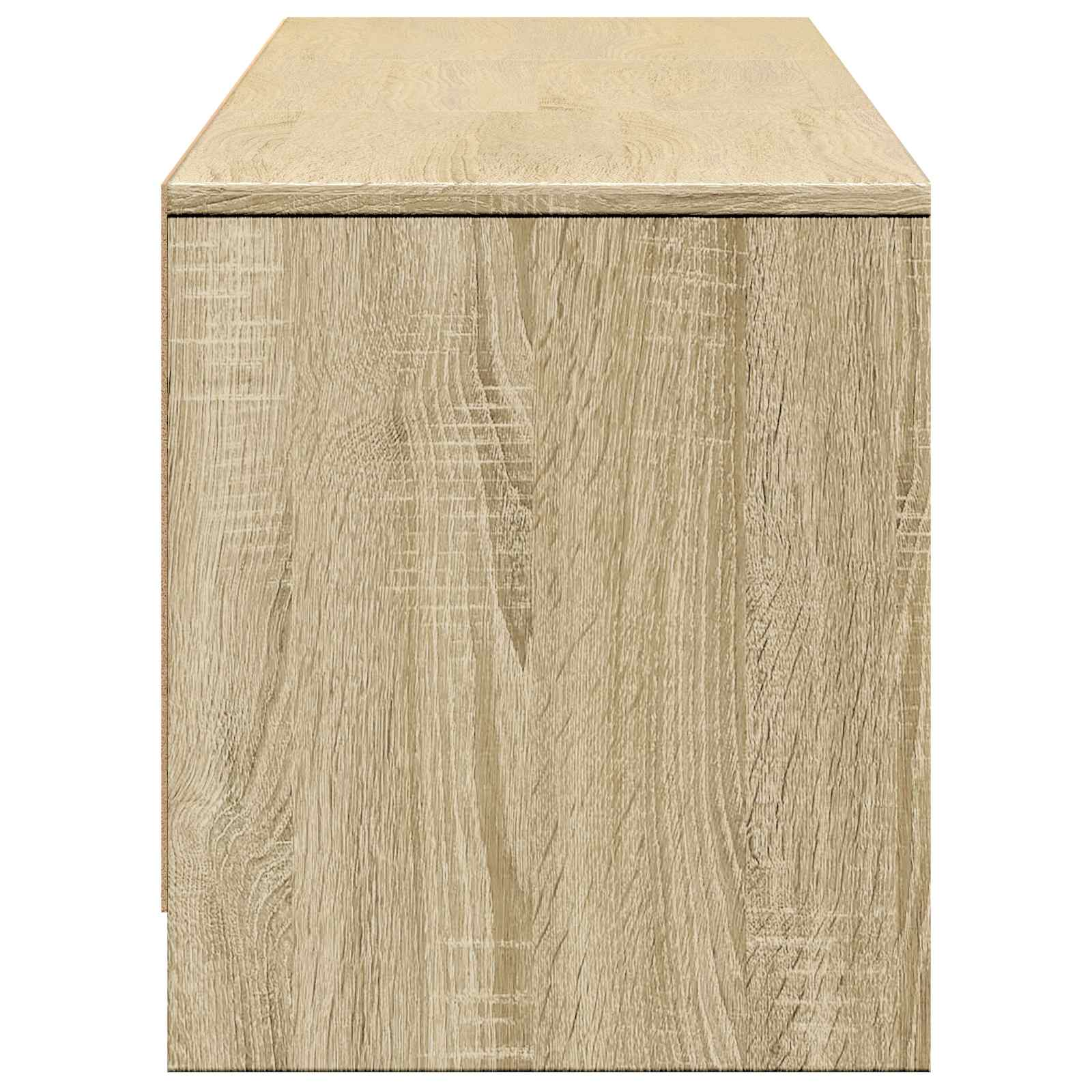 Mobile TV con LED con LED Rovere Sonoma 165 x 34 x 40 cm | homemem39