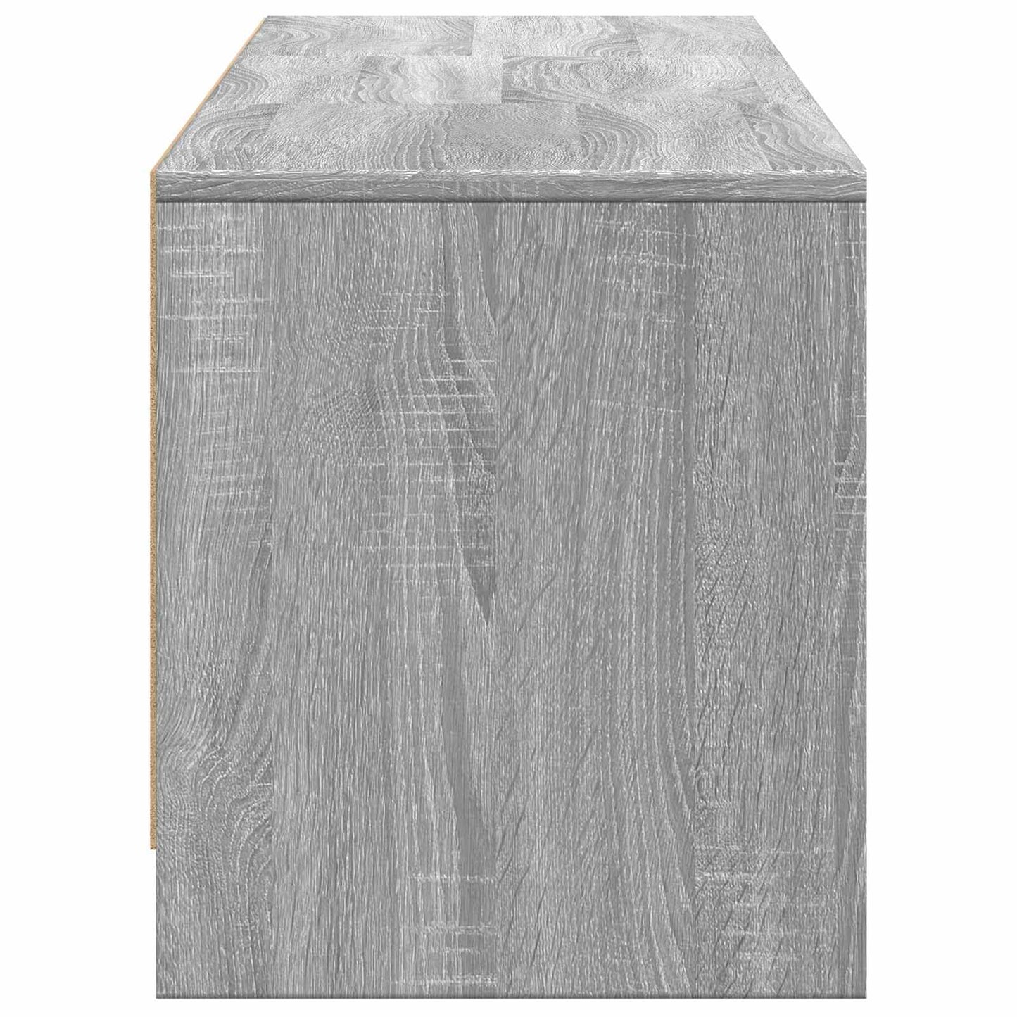 Mobile TV con LED con LED Sonoma grigia 165 x 34 x 40 cm | homemem39