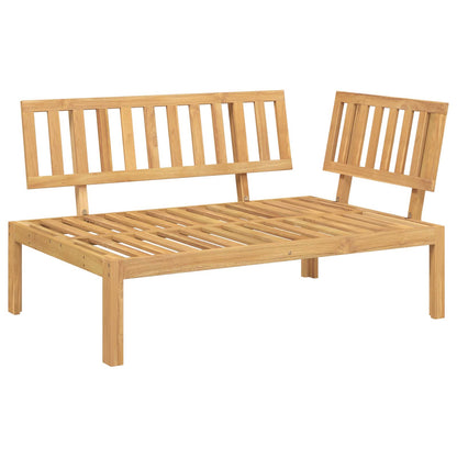 Set di divani 2 pcs Antracite Legno di Acacia Massello | homemem39