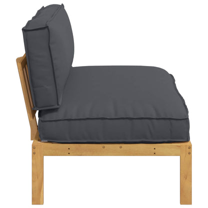 Set di divani con cuscino Antracite 120 x 80 x 69 cm