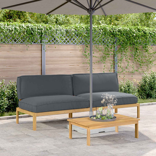 Set di divani con cuscino Antracite 240 x 92 x 69 cm | homemem39