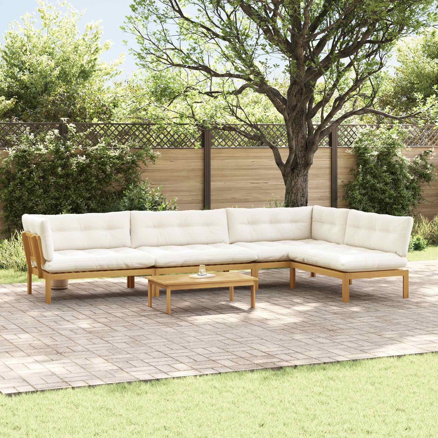 5 Pezzo Unità di divano pallet da giardino | homemem39