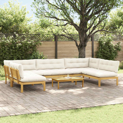 6 Pezzo Unità di divano pallet da giardino