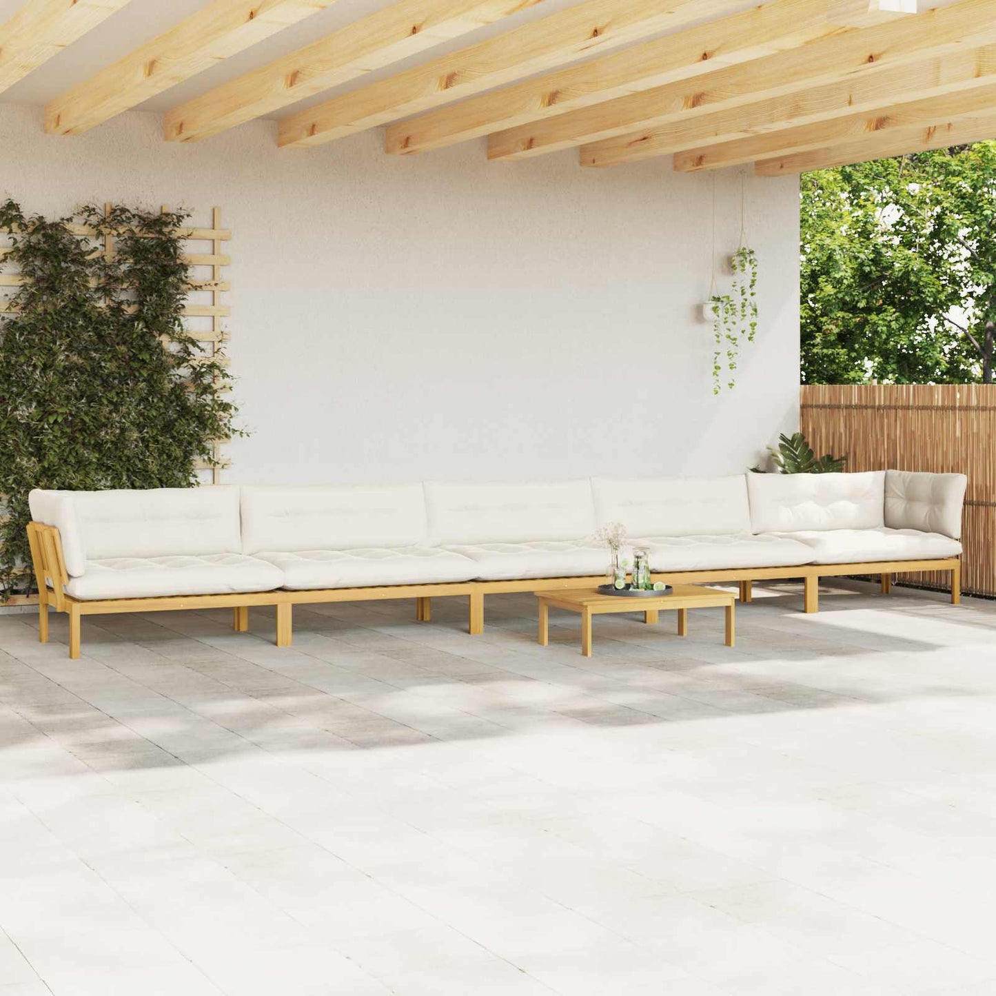 6 Pezzo Unità di divano pallet da giardino | homemem39