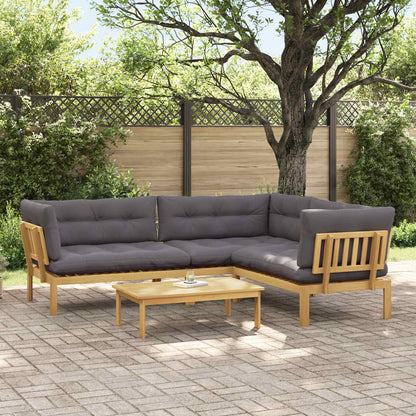 4 Pezzo Unità di divano pallet da giardino | homemem39