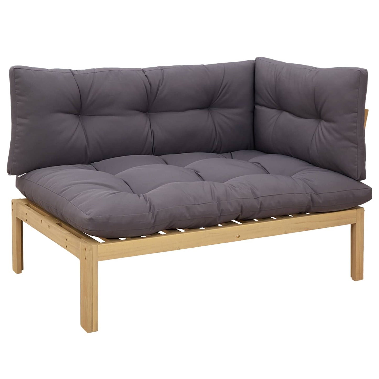 4 Pezzo Unità di divano pallet da giardino | homemem39