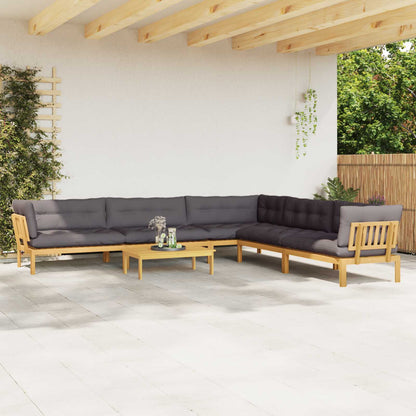 6 Pezzo Unità di divano pallet da giardino | homemem39