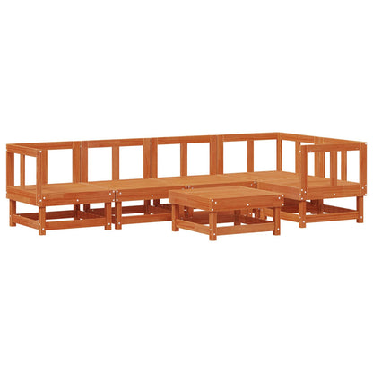 Set Lounge da Giardino 6 pcs Marrone Cerato | homemem39