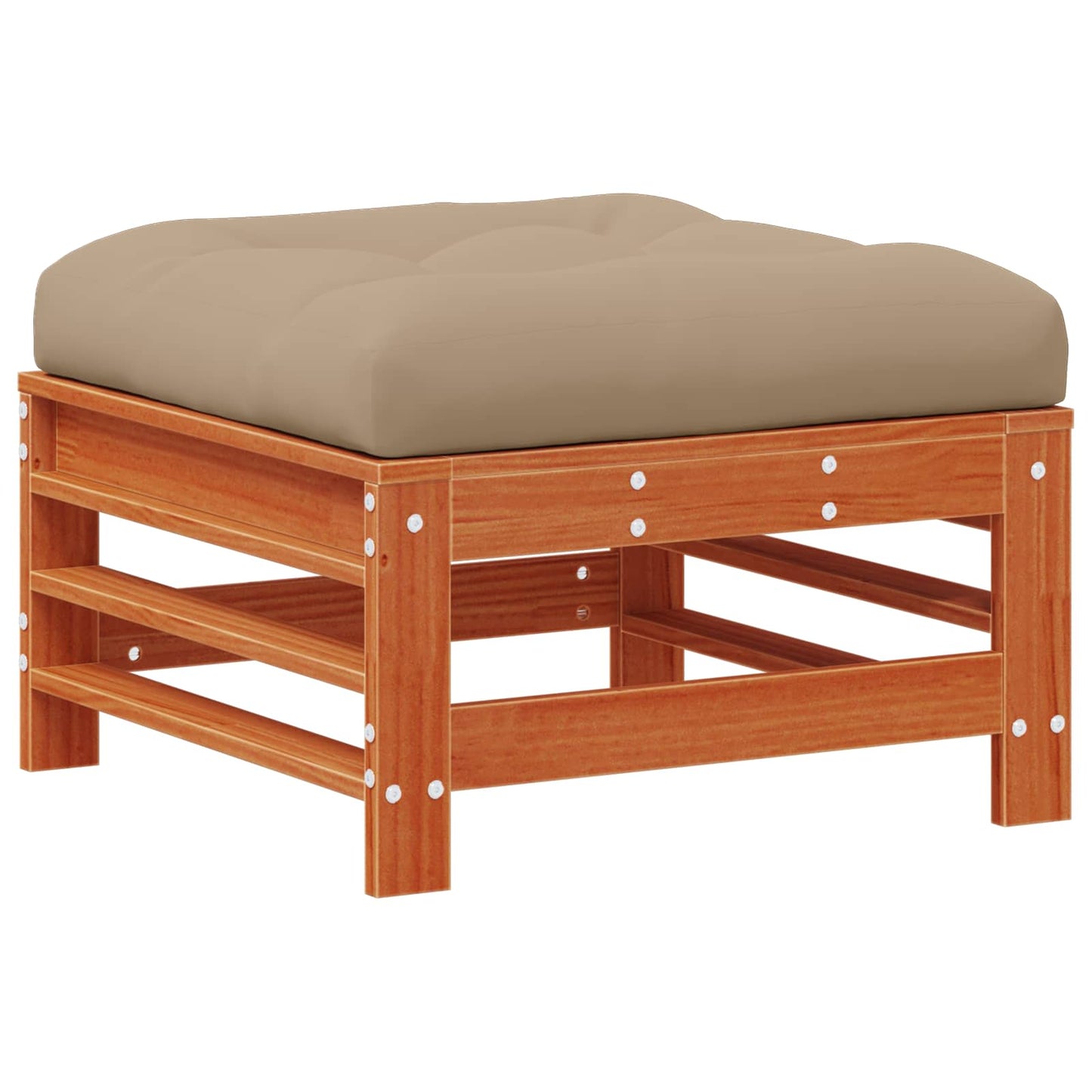 Set Lounge da Giardino 8 pcs Marrone Cera | homemem39
