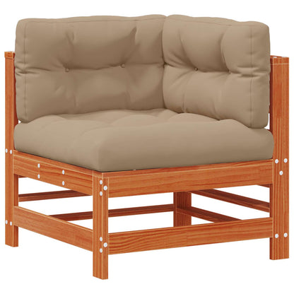 Set Lounge da Giardino 3 pcs Marrone Cerato | homemem39