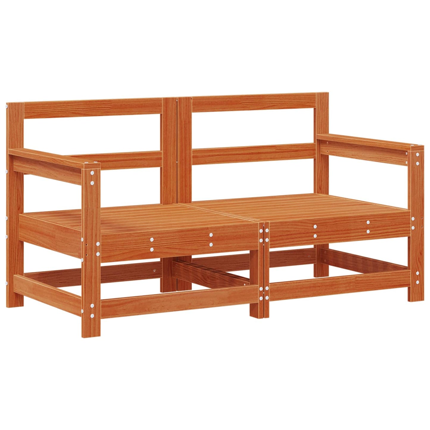 Set Lounge da Giardino 6 pcs Marrone Cera | homemem39