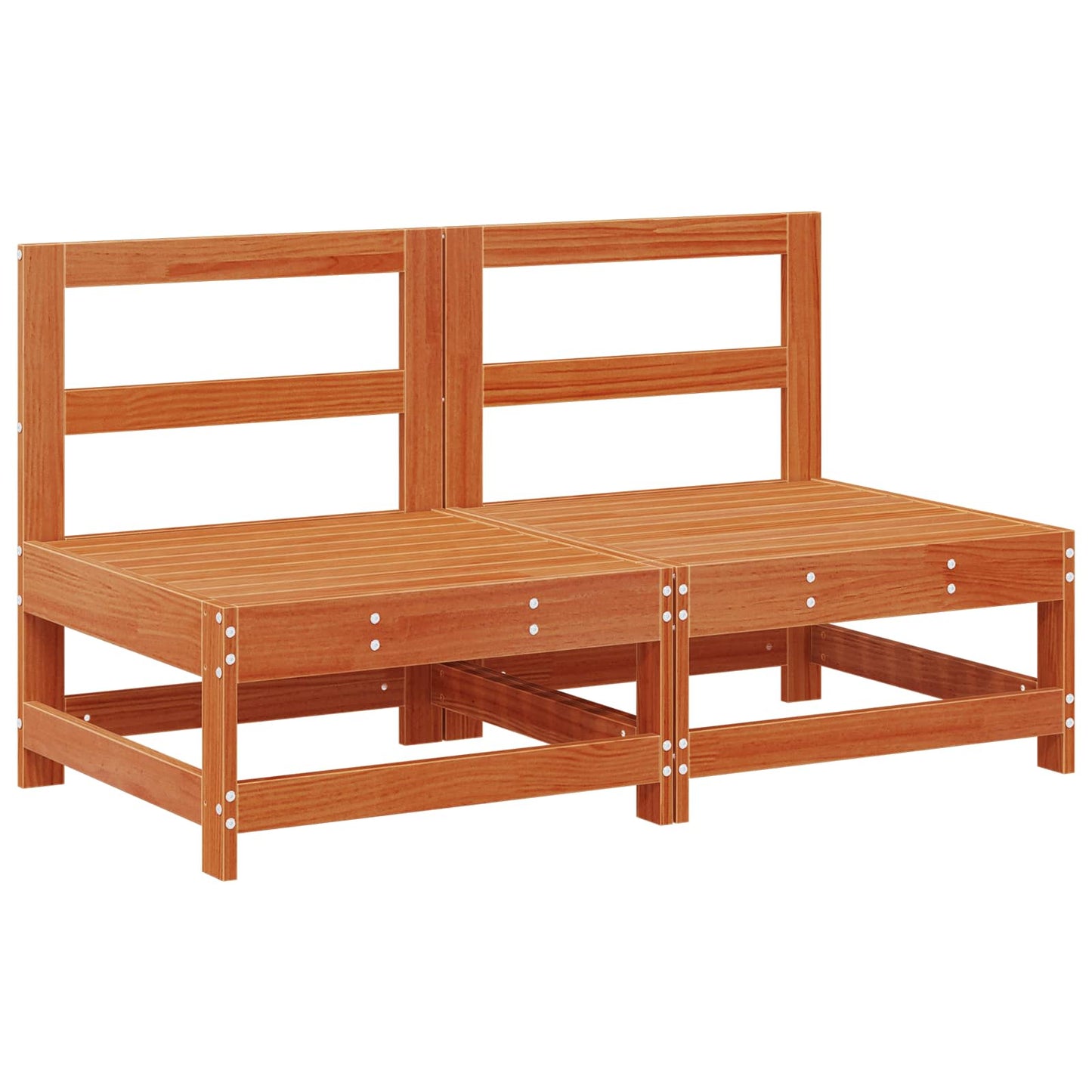 Set Lounge da Giardino 6 pcs Marrone Cera | homemem39