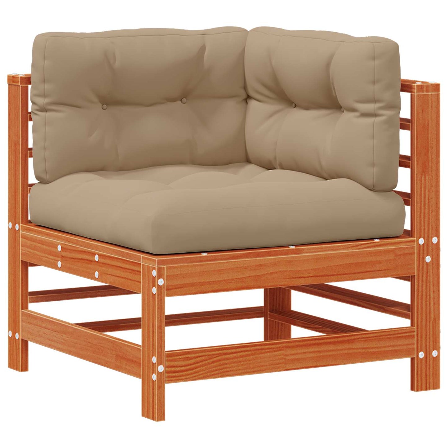 Set Lounge da Giardino 8 pcs Marrone Cerato | homemem39