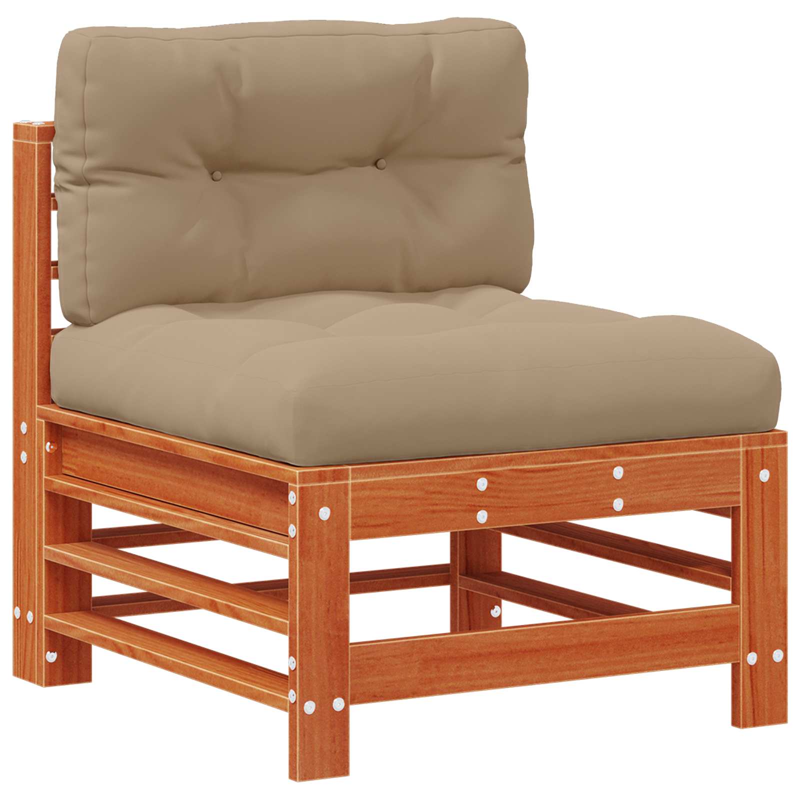 Set Lounge da Giardino 5 pcs Marrone Cerato | homemem39