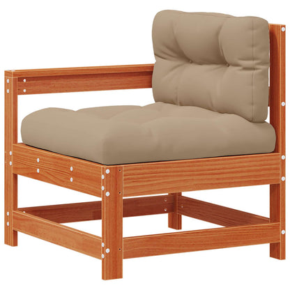 Set Lounge da Giardino 5 pcs Pino Marrone Cerato | homemem39