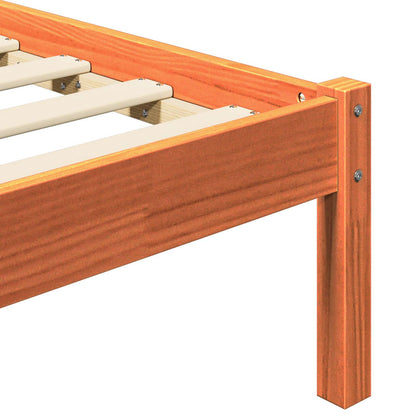 Struttura del letto Marrone cerato 180 x 200 cm Pino massello