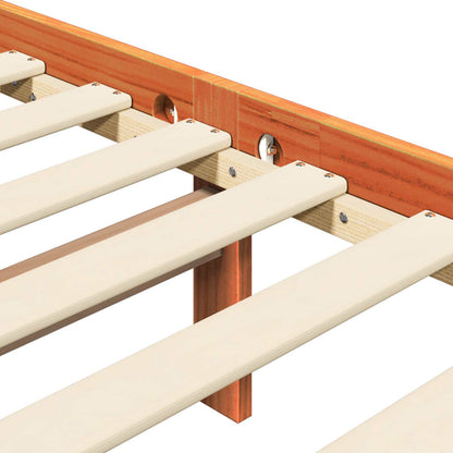 Struttura del letto Marrone cerato 180 x 200 cm Pino massello