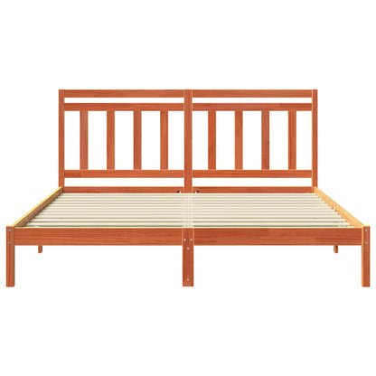 Struttura del letto Marrone cerato 180 x 200 cm Pino massello