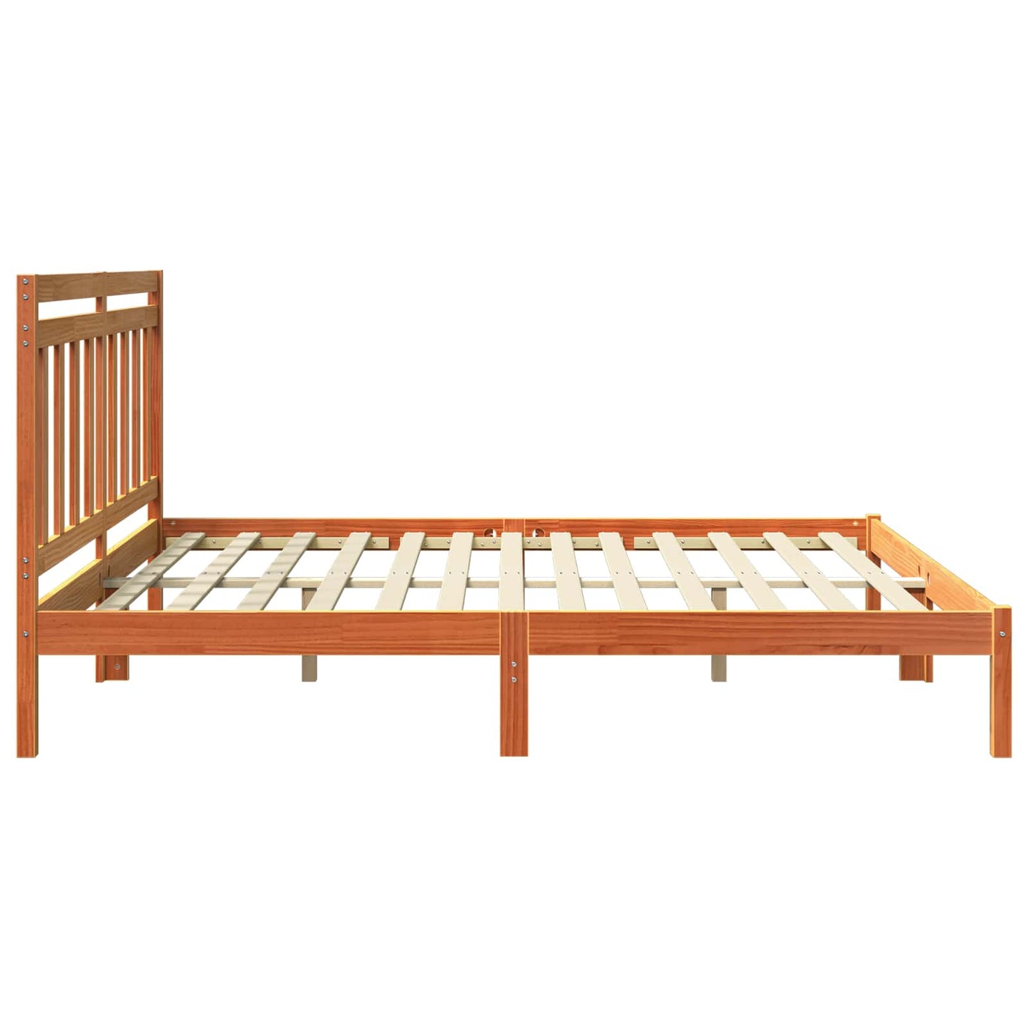 Struttura del letto Marrone cerato 180 x 200 cm Pino massello