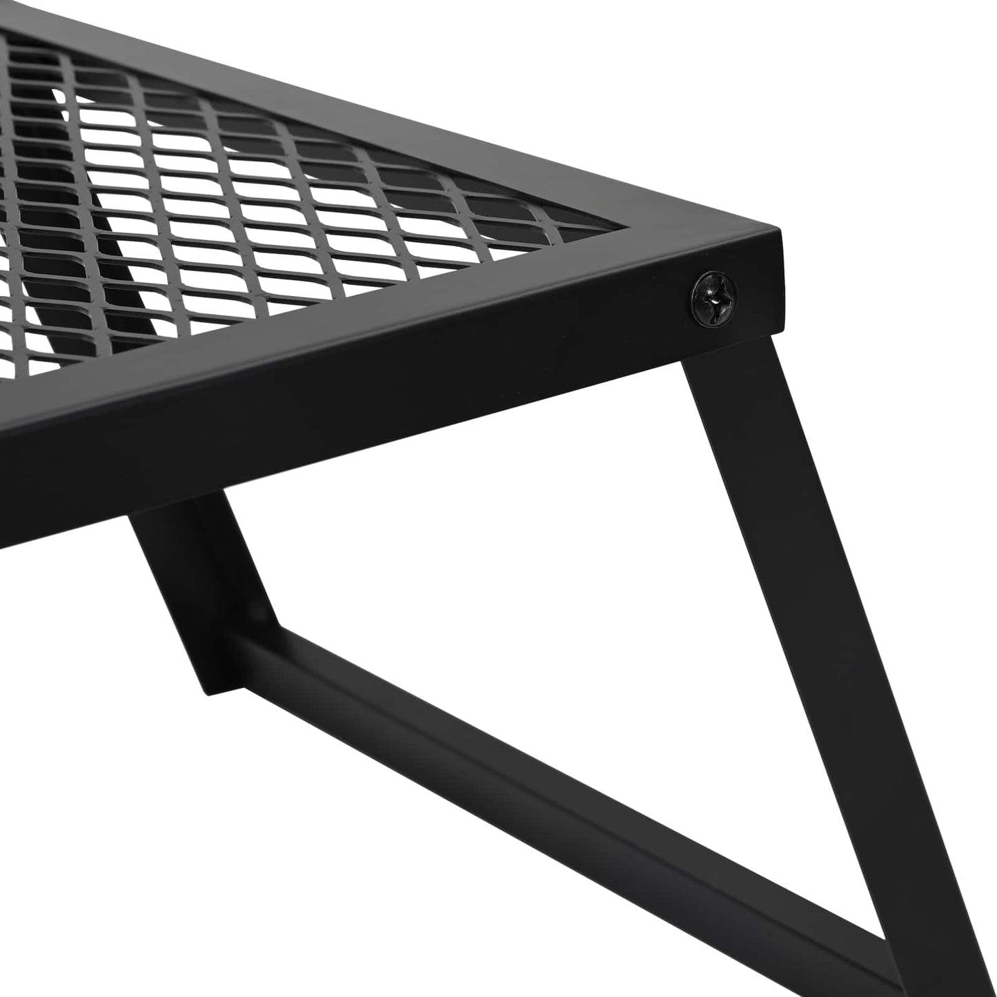 Griglia da Campeggio Pieghevole Nero 58 x 31 x 2 cm | homemem39