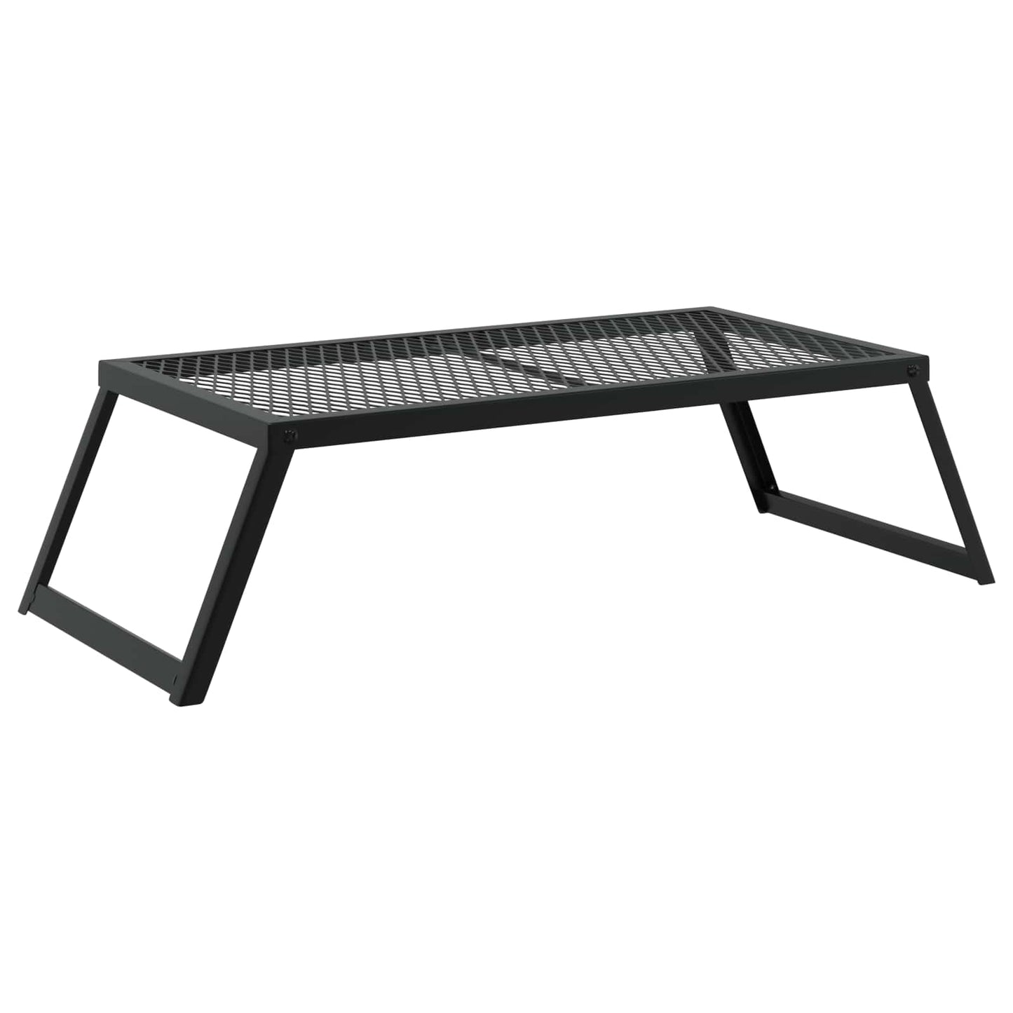 Griglia da Campeggio Pieghevole Nero 58 x 31 x 2 cm | homemem39