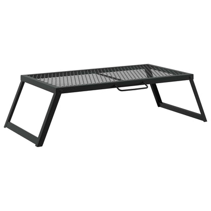Griglia da Campeggio Pieghevole Nero 58 x 31 x 2 cm | homemem39