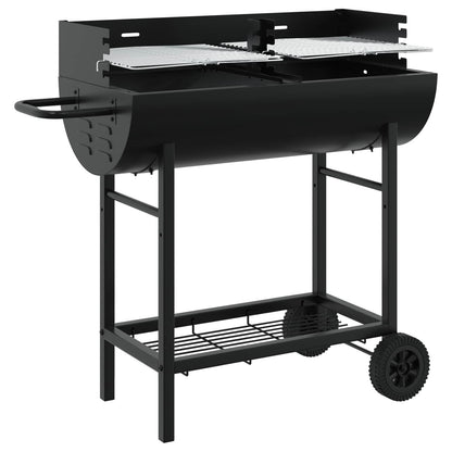 griglia a carbone 96,5 x 42,5 x 88,5 cm Nero | homemem39