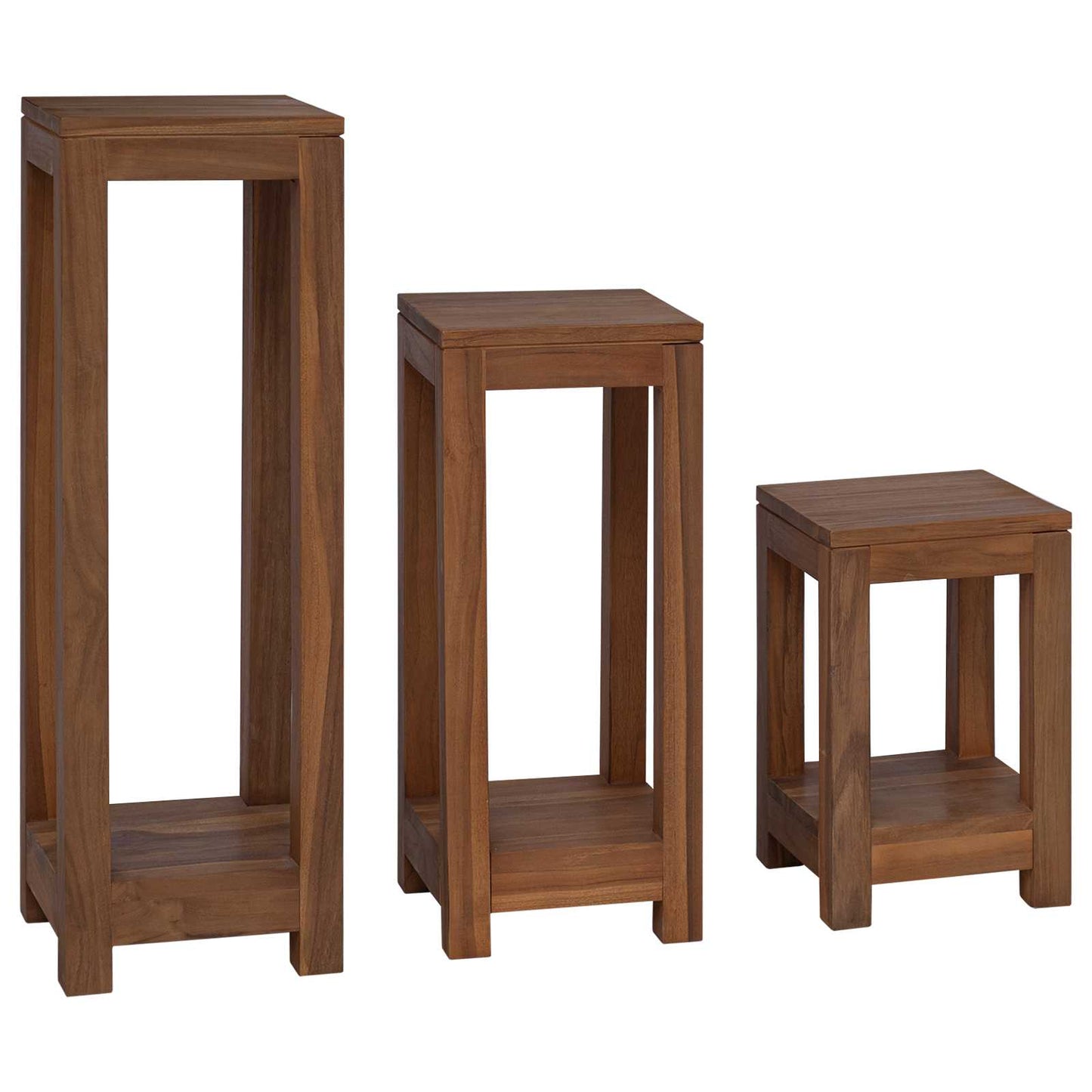 Supporto per piante 3 pz Naturale 25 x 25 x 80 cm | homemem39