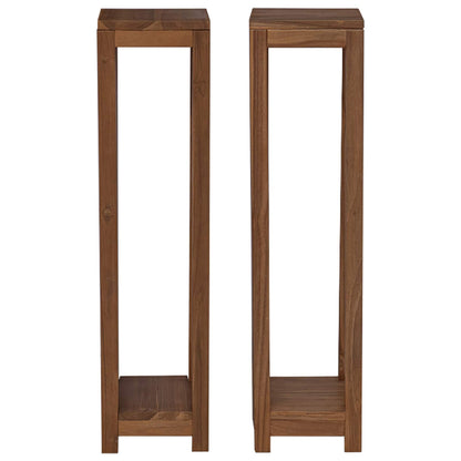 Supporto per piante 2 pz Naturale 25 x 25 x 100 cm | homemem39