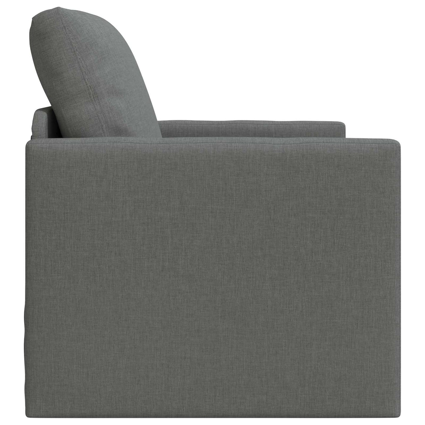 Divano Letto Pieghevole Grigio scuro 74 x 77 x 81 cm Tessuto