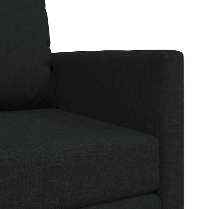 Divano Letto Pieghevole Nero 74 x 77 x 81 cm Tessuto