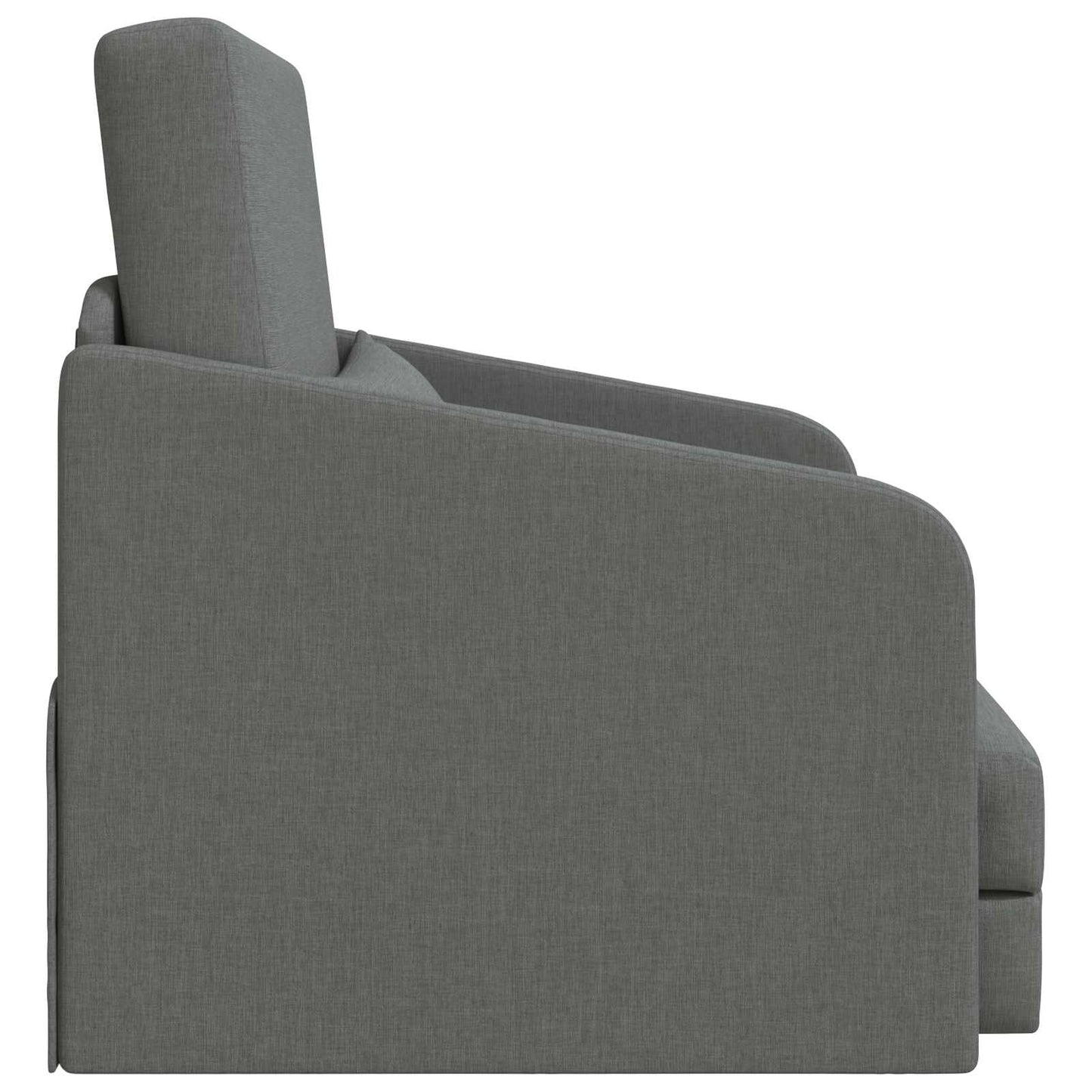 Divano Letto Pieghevole Grigio scuro 65 x 80 x 83 cm Tessuto