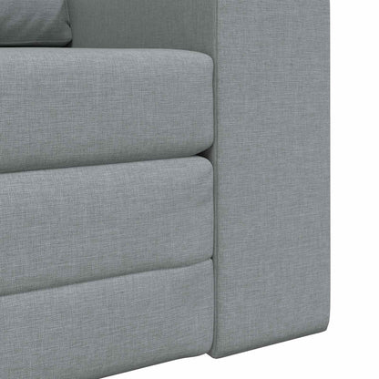 Divano Letto Pieghevole Grigio chiaro 98 x 71 x 83 cm Tessuto