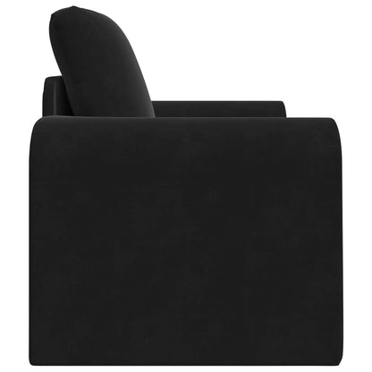 Divano Letto Pieghevole Nero 98 x 71 x 83 cm Velluto