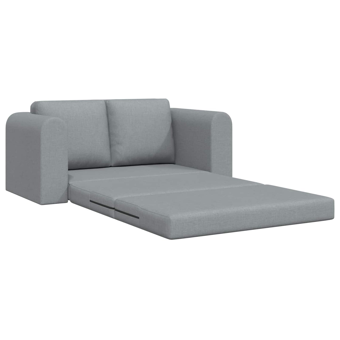 Divano Letto Pieghevole Grigio chiaro 148 x 71 x 83 cm Tessuto