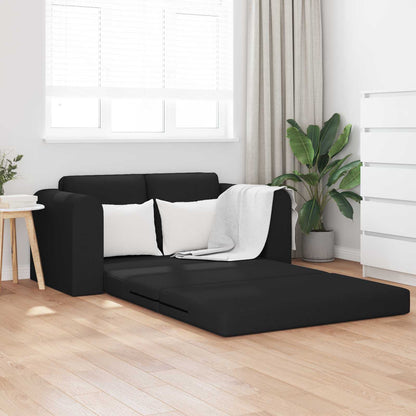 Divano Letto Pieghevole Nero 148 x 71 x 83 cm Tessuto