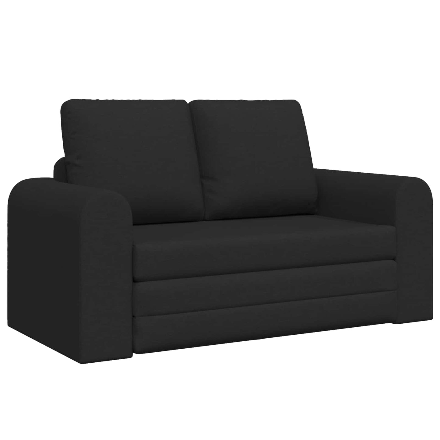 Divano Letto Pieghevole Nero 148 x 71 x 83 cm Tessuto