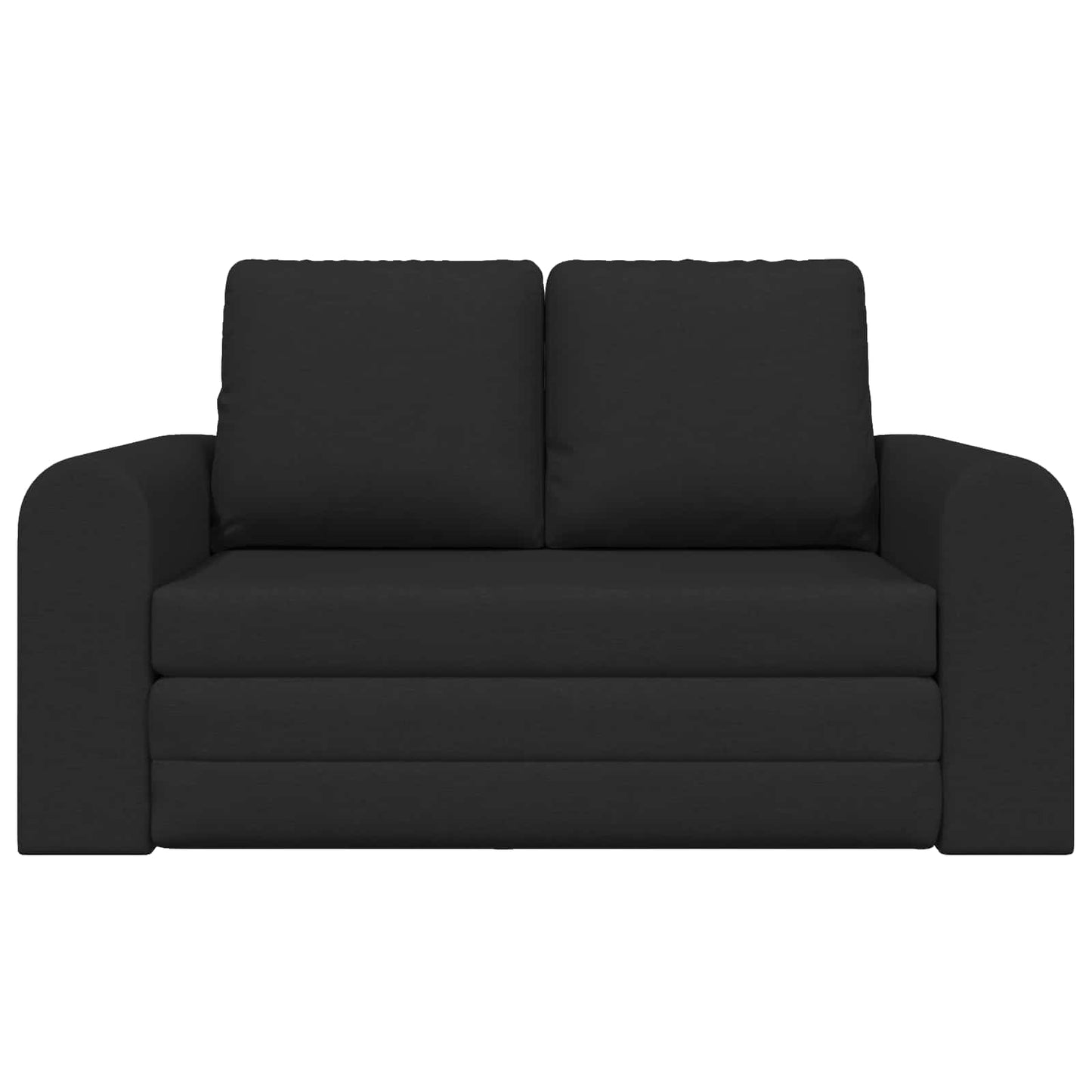 Divano Letto Pieghevole Nero 148 x 71 x 83 cm Tessuto
