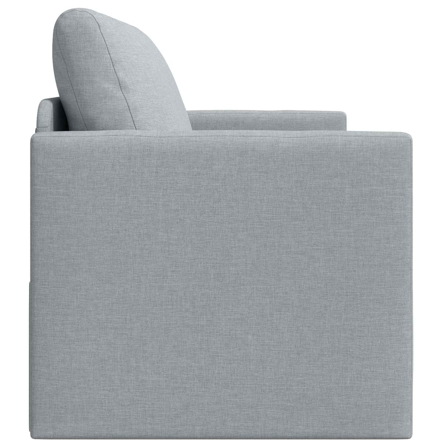 Divano Letto Pieghevole Grigio chiaro 124 x 71 x 78 cm Tessuto