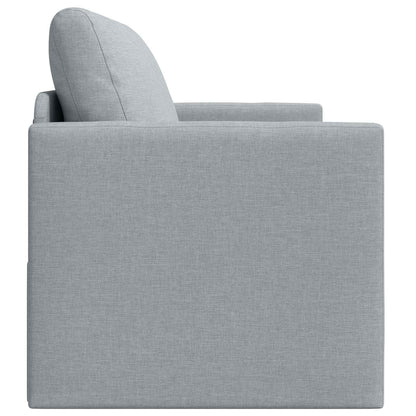 Divano Letto Pieghevole Grigio chiaro 124 x 71 x 78 cm Tessuto