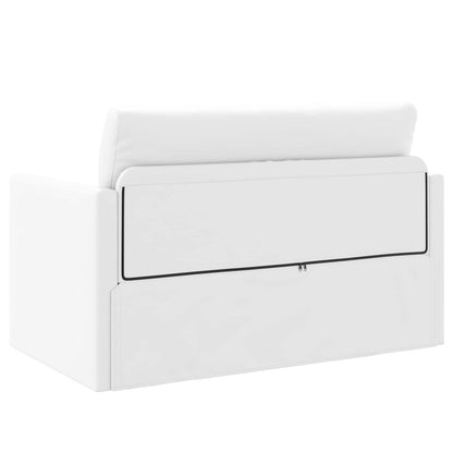 Divano Letto Pieghevole Bianco 124 x 71 x 78 cm PVC