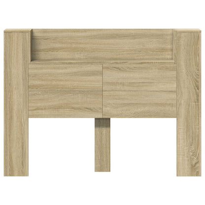 Testata con Mobile e LED Sonoma 140 x 16,5 x 103,5 cm | homemem39