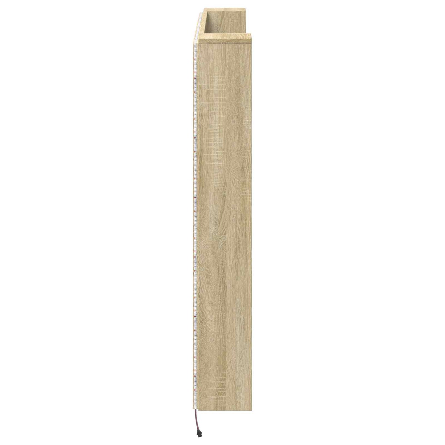 Testata con Mobile e LED Sonoma 140 x 16,5 x 103,5 cm | homemem39