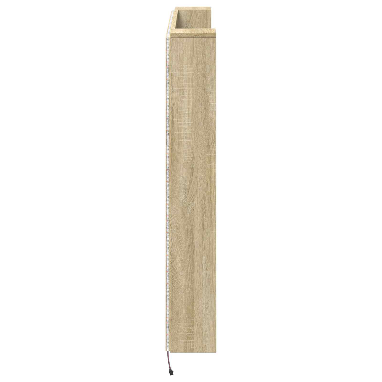 Testata con Mobile e LED Sonoma 140 x 16,5 x 103,5 cm | homemem39