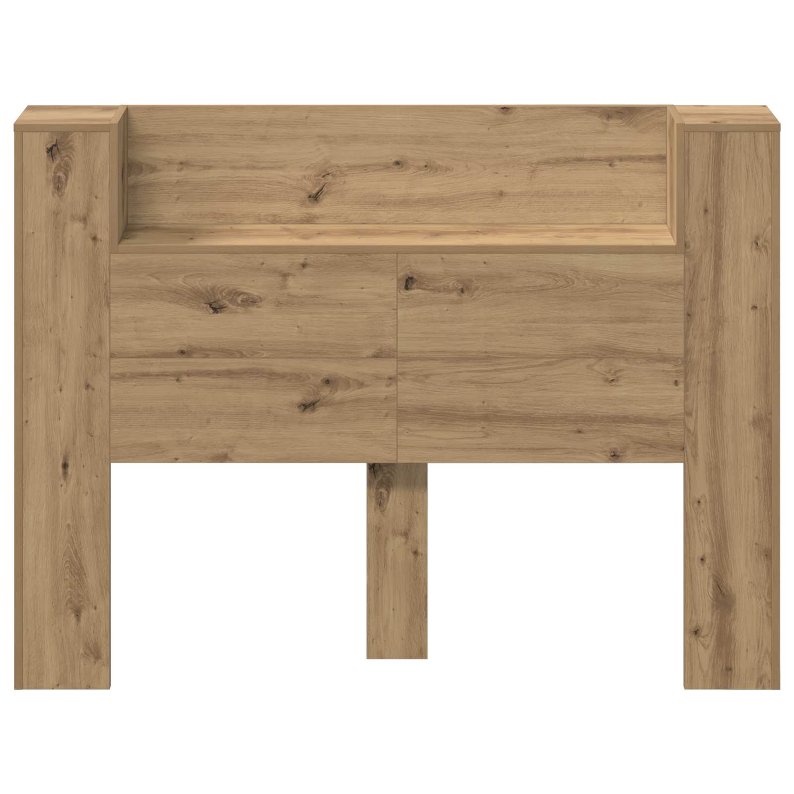Testata con Mobile e LED Rovere Artigianale Legno multistrato | homemem39