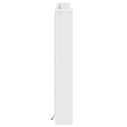 Testata con Mobile e LED Bianco 160 x 16,5 x 103,5 cm | homemem39