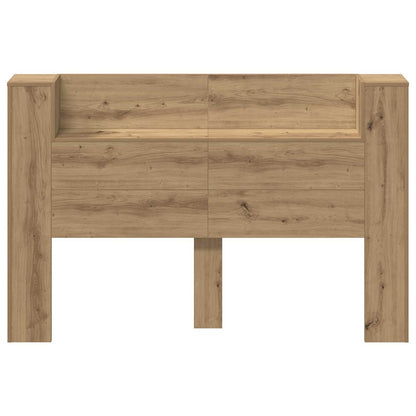 Testata con Mobile e LED Rovere Artigianale Legno multistrato | homemem39