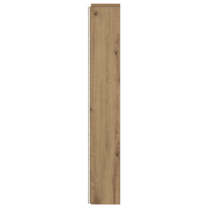 Testata con Mobile e LED Rovere Artigianale Legno multistrato | homemem39